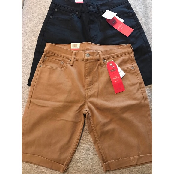 cut off khaki shorts mens